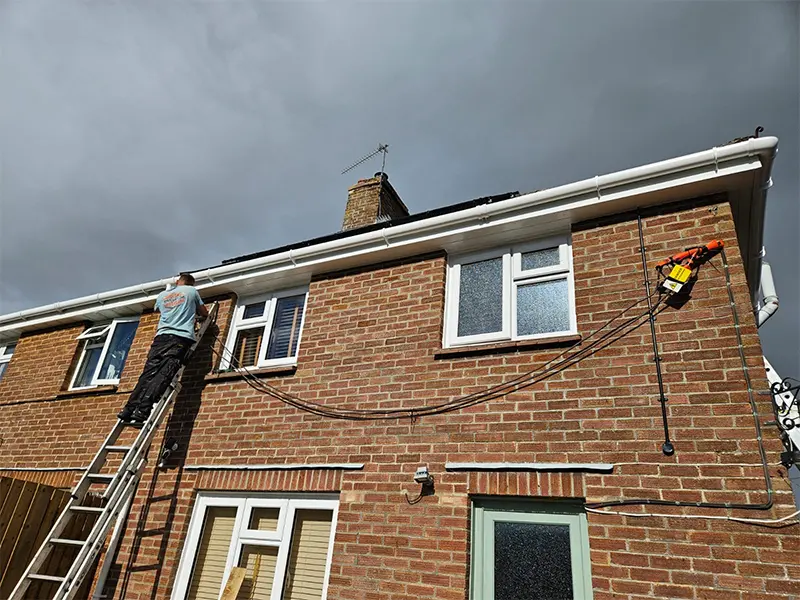 Roofing team